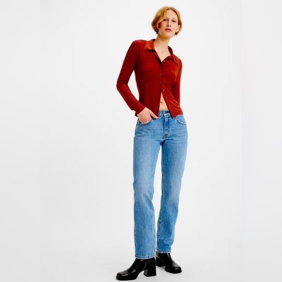 NWT Levi’s Middy Straight Jeans - Picture 1 of 3